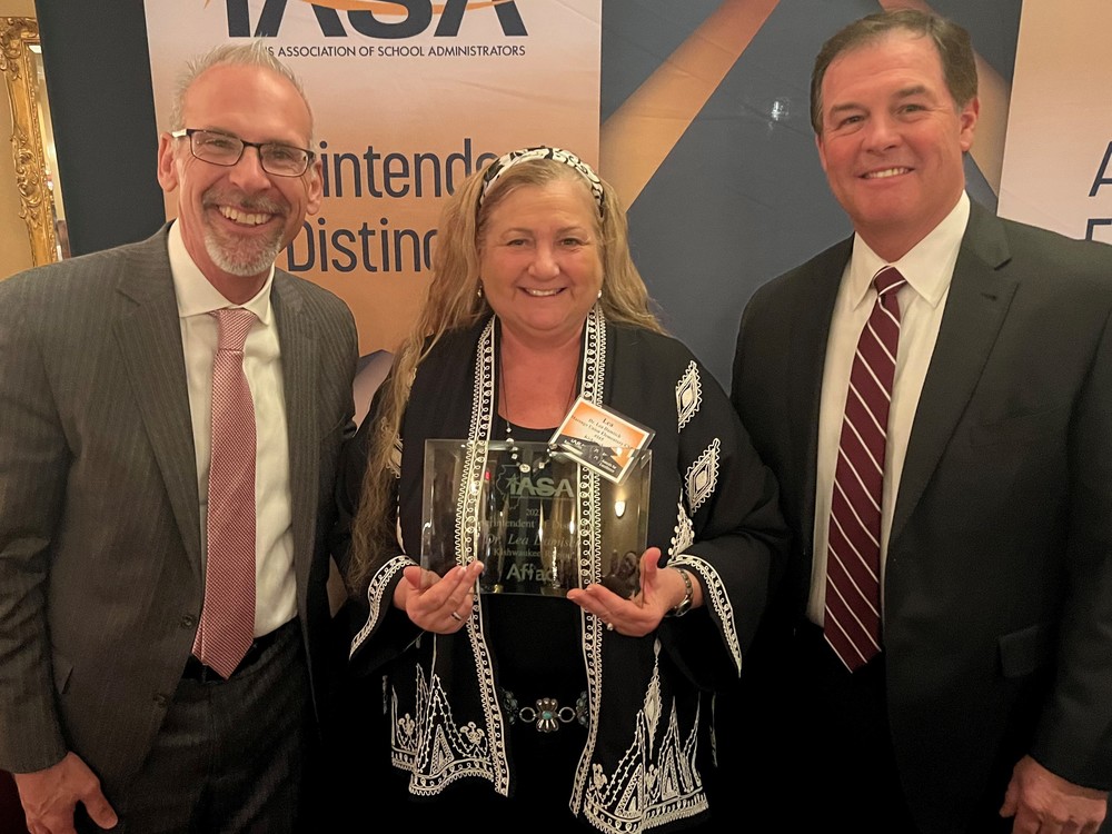 Superintendent, Dr. Lea Damisch Earns Distinction Award from IASA